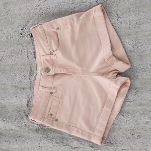 Women's Celebrity Pink Short Jeans Stretch Size 0/24 New no Tags Peach Color